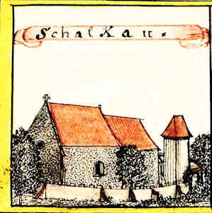 Schalkau - Koci, widok oglny